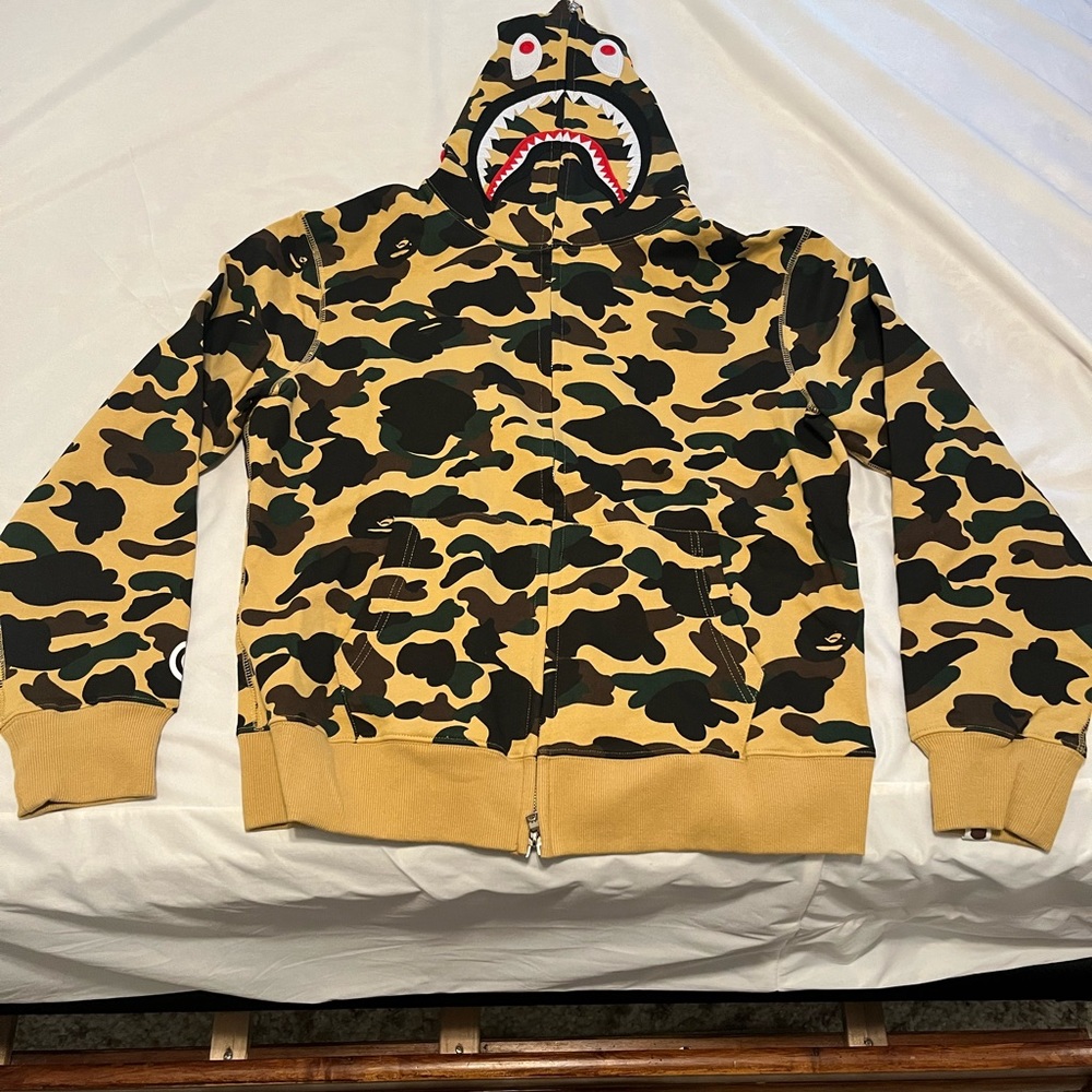 Bape first Camp full zip up hoodie